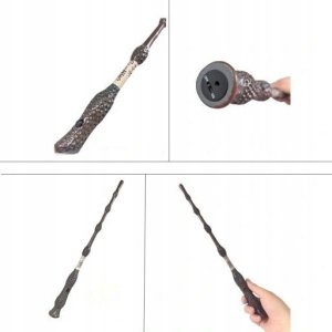 MAGICZNA RÓŻDŻKA Dumbledore HARRY Potter STRZELAJĄCA OGNIEM Magia PREZENT 3