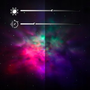 Galaktyczny Projektor Gwiazd 3D LED Planetarium Domowe Rzutnik Nieba Pilot 11