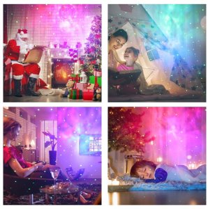 Galaktyczny Projektor Gwiazd 3D LED Planetarium Domowe Rzutnik Nieba Pilot 12