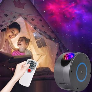 Galaktyczny Projektor Gwiazd 3D LED Planetarium Domowe Rzutnik Nieba Pilot 14