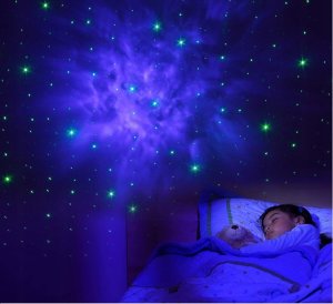 Galaktyczny Projektor Gwiazd 3D LED Planetarium Domowe Rzutnik Nieba Pilot 2