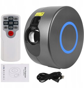 Galaktyczny Projektor Gwiazd 3D LED Planetarium Domowe Rzutnik Nieba Pilot 9