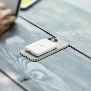 Powerbank Tech-Protect Powerbank LifeMag PB10 z MagSafe 5000mAh 15W port USB-C - biały + kabel USB-C 8