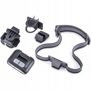 Latarka NEXTORCH Latarka czołowa zestaw ładowalny czujnik mocowanie do roweru, czoła, czapki 320lm, USB 2