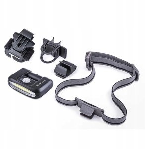 Latarka NEXTORCH Latarka czołowa zestaw ładowalny uchwyt do roweru, czoła, czapki 170lm/USB-C 7