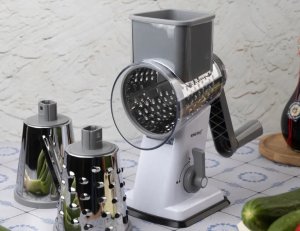 KingHoff Tarka bębnowa obracająca się 3w1 szary KH-1959 6