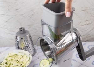 KingHoff Tarka bębnowa obracająca się 3w1 szary KH-1959 7