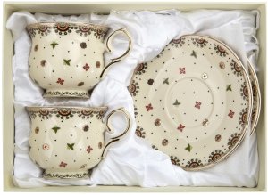 Komplet 2 filiżanek 260 ml + spodki Casablanca 9