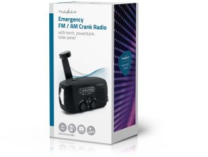 Radio Nedis RDFMCR2000BK radio Przenośny Analogowy Czarny 12