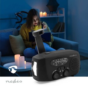 Radio Nedis RDFMCR2000BK radio Przenośny Analogowy Czarny 2