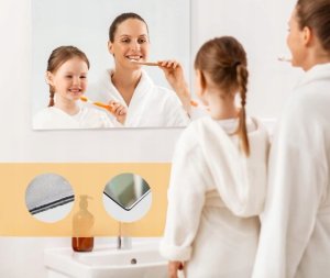 Grzejnik YRKE Lustro na podczerwień 580W 100x60cm elektryczne ogrzewanie 2