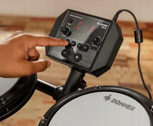 Donner Zestaw perkusja elektryczna 180 dźwięków słuchawki stołek 7