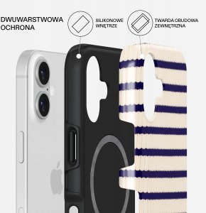 UAB Hautica Tough Magsafe etui ochronne do iPhone 17 kompatybilne z MagSafe (old money) 3