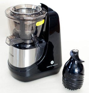 Wyciskarka wolnoobrotowa Germin Wyciskarka slowowyciskająca GRASS do owoców warzyw duża sokowirówka 2w1 3 sita 2