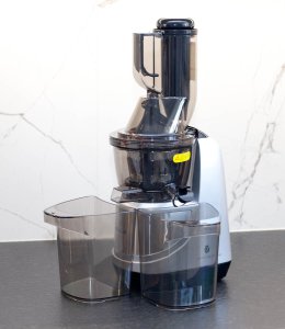 Wyciskarka wolnoobrotowa Germin Wyciskarka slowowyciskowa GRASS do owoców warzyw duża sokowirówka 2w1 3 sita 11