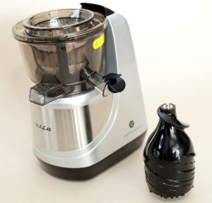 Wyciskarka wolnoobrotowa Germin Wyciskarka slowowyciskowa GRASS do owoców warzyw duża sokowirówka 2w1 3 sita 7