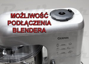 Robot kuchenny Germin Robot kuchenny mikser planetarny BERLINGER Mocny 1500W 5,5L 4 mieszadła 11