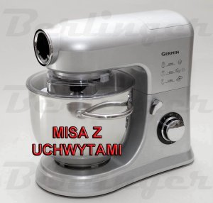 Robot kuchenny Germin Robot kuchenny mikser planetarny BERLINGER Mocny 1500W 5,5L 4 mieszadła 12