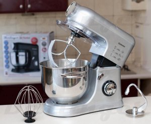 Robot kuchenny Germin Robot kuchenny mikser planetarny BERLINGER Mocny 1500W 5,5L 4 mieszadła 2