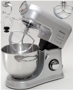 Robot kuchenny Germin Robot kuchenny mikser planetarny BERLINGER Mocny 1500W 5,5L 4 mieszadła 8