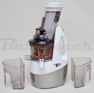 Wyciskarka wolnoobrotowa Berlinger 800W mocna sokowirówka 3 sita duży otwór 11