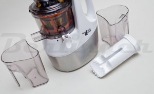 Wyciskarka wolnoobrotowa Berlinger 800W mocna sokowirówka 3 sita duży otwór 12