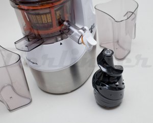 Wyciskarka wolnoobrotowa Berlinger 800W mocna sokowirówka 3 sita duży otwór 14