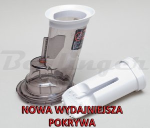 Wyciskarka wolnoobrotowa Berlinger 800W mocna sokowirówka 3 sita duży otwór 5