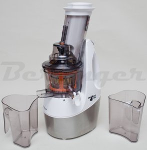 Wyciskarka wolnoobrotowa Berlinger 800W mocna sokowirówka 3 sita duży otwór 8