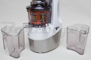 Wyciskarka wolnoobrotowa Berlinger 800W mocna sokowirówka 3 sita duży otwór 9