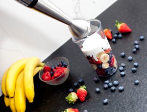 Blender ręczny robot kuchenny 1250W | metalowy mikser, malakser, trzepaczki 11