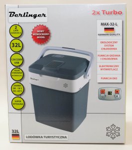 Lodówka turystyczna Berlinger Lodówka turystyczna samochodowa XXXL | agregat chłodniczy z termostatem 32L 3
