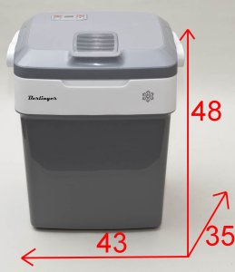 Lodówka turystyczna Berlinger Lodówka turystyczna samochodowa XXXL | agregat chłodniczy z termostatem 32L 9