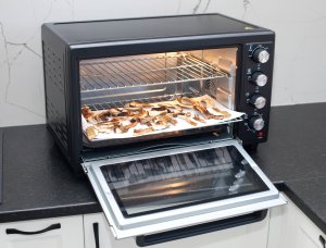 Mini piekarnik Berlinger Mini Piekarnik 48L suszenie grzybów - cyrkulacja powietrza grill światło 2x szyba 8