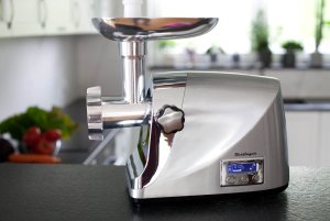 Maszynka do mielenia mięsa Berlinger Maszynka do mięsa 2200W metalowa obudowa z regulacją obrotów LCD 11