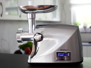 Maszynka do mielenia mięsa Berlinger Maszynka do mięsa 2200W metalowa obudowa z regulacją obrotów LCD 13