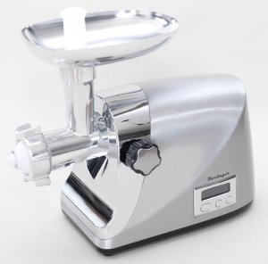 Maszynka do mielenia mięsa Berlinger Maszynka do mięsa 2200W metalowa obudowa z regulacją obrotów LCD 8