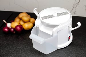 Rozdrabniacz Berlinger Tarka do ziemniaków 4w1 | elektryczna szatkownica siekacz | 400W 6