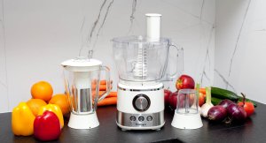 Robot kuchenny wielofunkcyjny 1600W malakser szatkownica wyciskarka blender 12