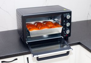 Mini piekarnik Berlinger Mini piekarnik 25L - suszarka do grzybów - termoobieg rożny światło grill 12