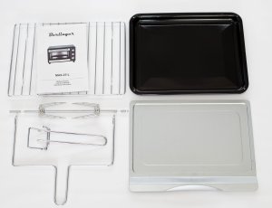 Mini piekarnik Berlinger Mini piekarnik 25L - suszarka do grzybów - termoobieg rożny światło grill 6