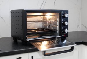 Mini piekarnik Berlinger Mini piekarnik 25L - suszarka do grzybów - termoobieg rożny światło grill 9