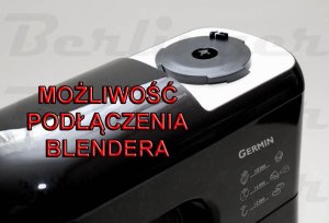 Robot kuchenny Germin Robot kuchenny mikser planetarny BERLINGER Mocny 1500W 5,5L 4 mieszadła 4