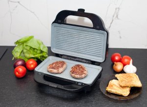 Gofrownica Toster Grill - Opiekacz 3 w 1 | MAX2100W | marmurkowe płytki 11