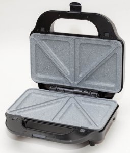 Gofrownica Toster Grill - Opiekacz 3 w 1 | MAX2100W | marmurkowe płytki 16