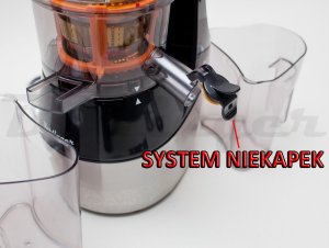 Wyciskarka wolnoobrotowa Berlinger 800W mocna sokowirówka 3 sita duży otwór 2