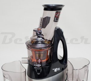 Wyciskarka wolnoobrotowa Berlinger 800W mocna sokowirówka 3 sita duży otwór 6