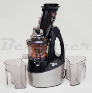 Wyciskarka wolnoobrotowa Berlinger 800W mocna sokowirówka 3 sita duży otwór 7