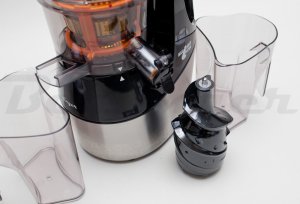 Wyciskarka wolnoobrotowa Berlinger 800W mocna sokowirówka 3 sita duży otwór 10