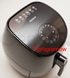 Frytkownica beztłuszczowa air fryer Berlinger | termoobieg | programy | LCD 11